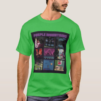 T-shirt Montagnes violettes drôles