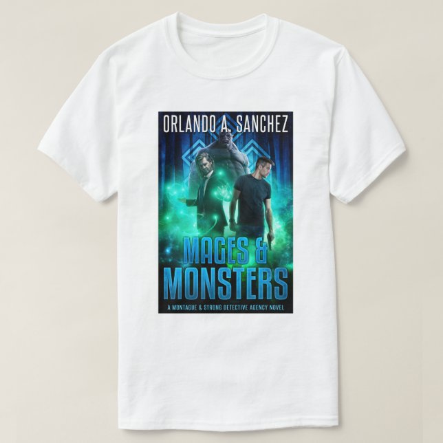 T-shirt Montague & Strong - MAGES & MONSTERS (Design devant)