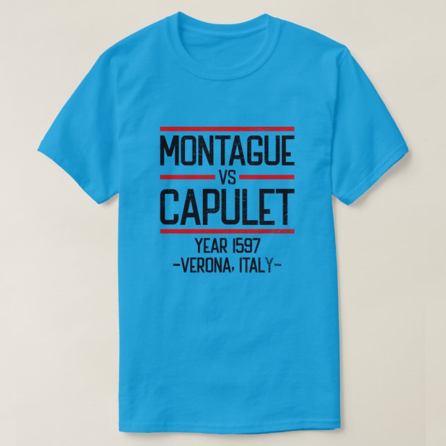 T-shirt Montague vs Capulet (Design devant)