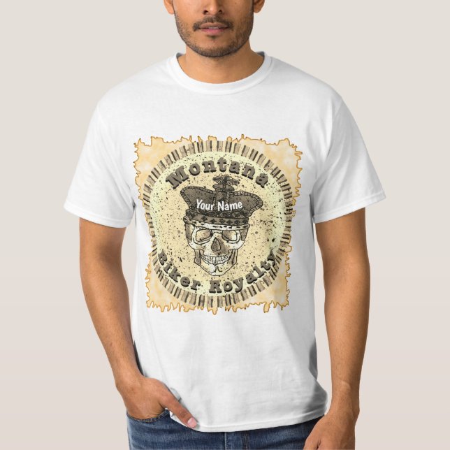T-shirt Montana Biker  (Devant)
