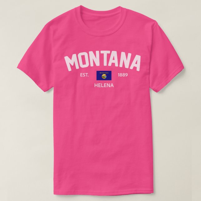 T-shirt Montana Collegiate Preppy (Design devant)