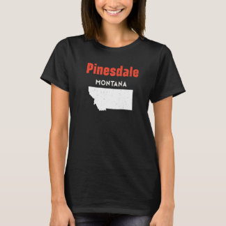 T-shirt Montana États-Unis État Amérique Voyage Montanan P