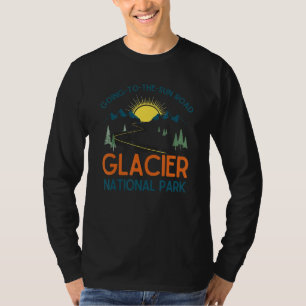 T-shirt Montana États-Unis Voyage Montagne Vintage Glacie