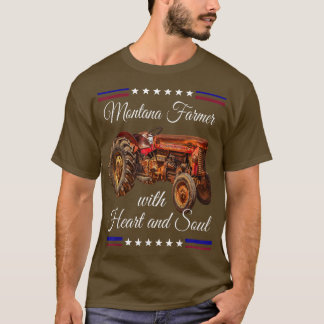 T-shirt Montana Farmer Retro