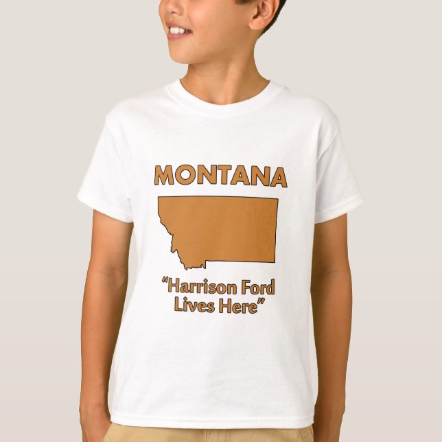 T-shirt Montana - Harrison Ford habite ici (Devant)