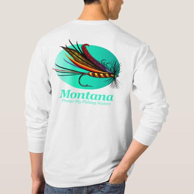 T-shirt Montana (pêche à la mouche) (Dos)