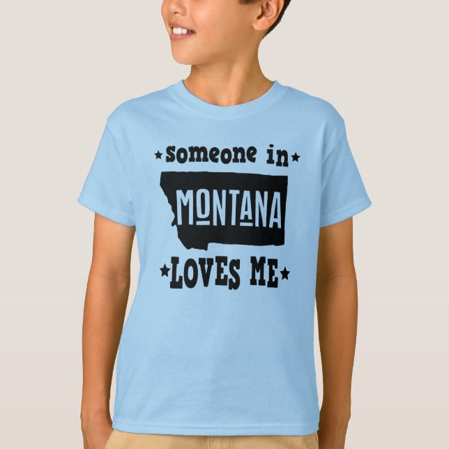 T-shirt Montana Quelqu'un m'aime (Devant)