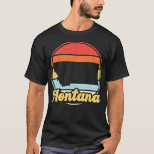 T-shirt Montana Roots Vintage Montana Native Home State Pr