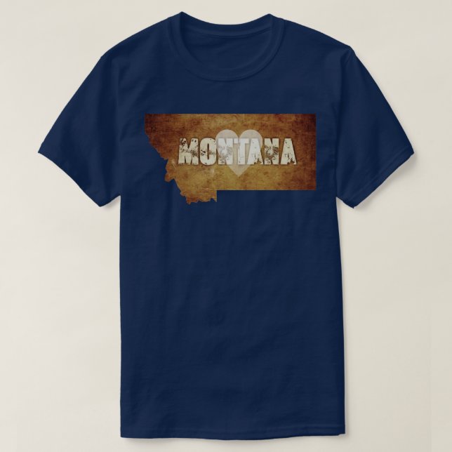 T-shirt Montana Rustic (Design devant)