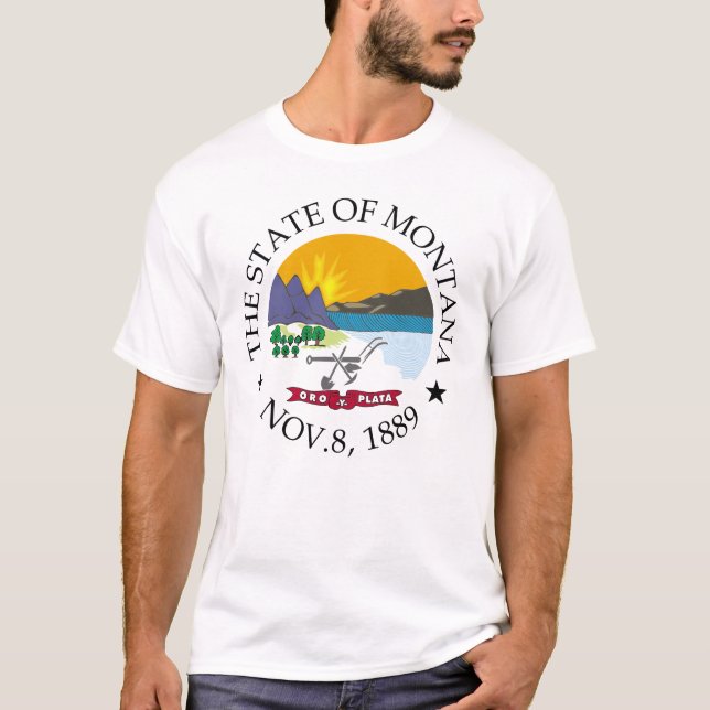 T-shirt Montana sign (Devant)