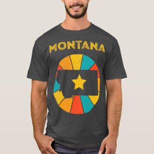 T-shirt Montana Souvenir Vintage détendu1