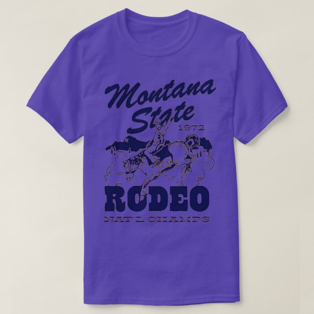 T-shirt Montana State National Rodeo Champs 1 (Design devant)