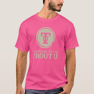 T-shirt Montana State University Bobcats Trout U Circle
