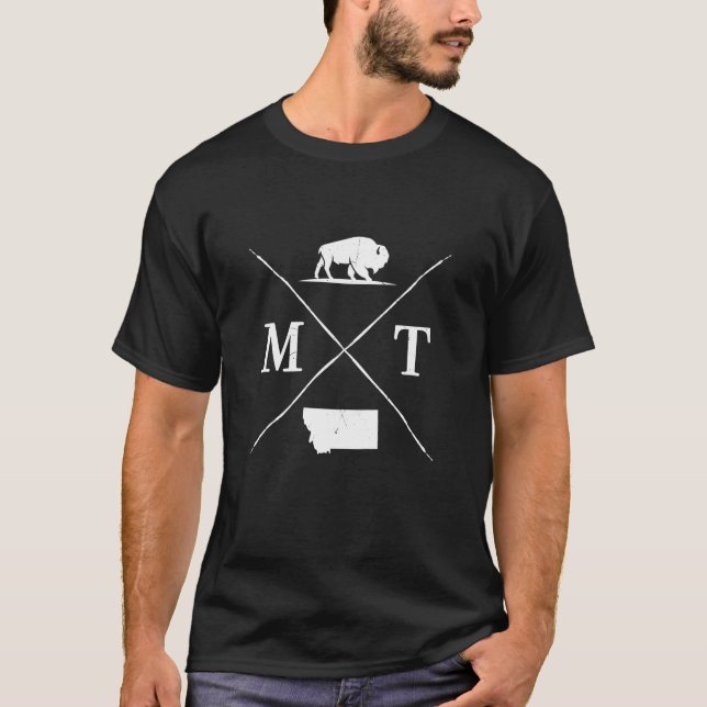 T-shirt Montana Sweatshirt Vintage (Devant)