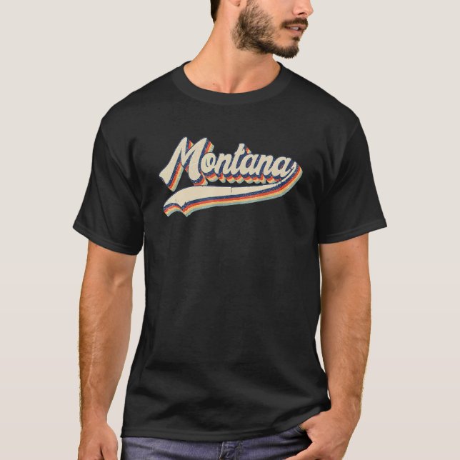 T-shirt Montana Throwback Vintage Classic (Devant)