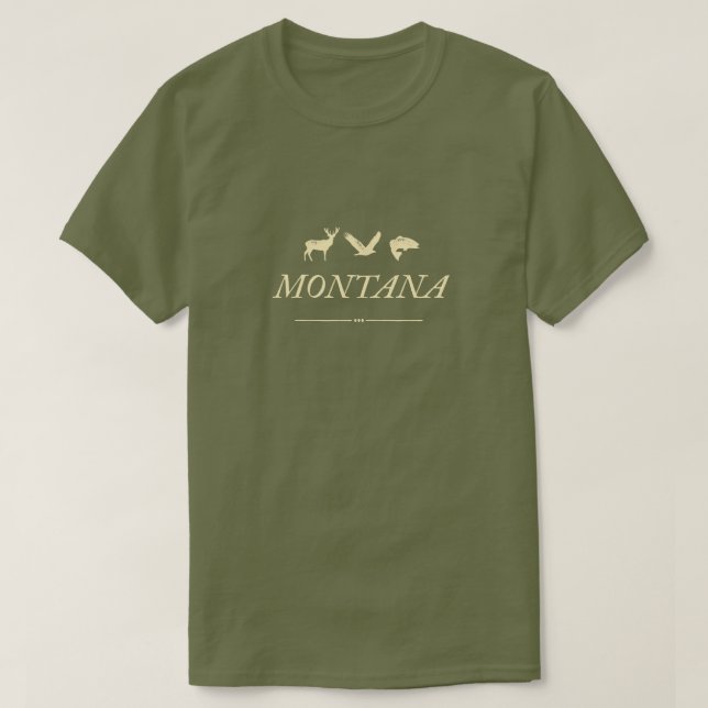 T-shirt Montana Wildlife Classic (Design devant)