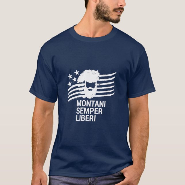 T-SHIRT MONTANI SEMPER LIBERI (Devant)