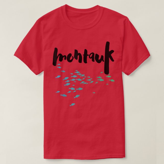 T-shirt Montauk, New York (Design devant)