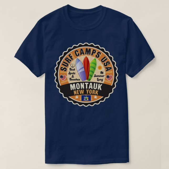 T-shirt Montauk New York 1 (Design devant)