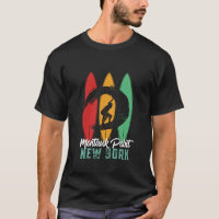 Montauk Point Beach New York Vintage Retro Surf