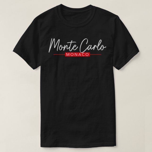 T-shirt Monte Carlo Monaco (Design devant)