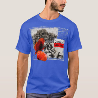 T-shirt Monte Cassino Italie 2ÈME GUERRE MONDIALE