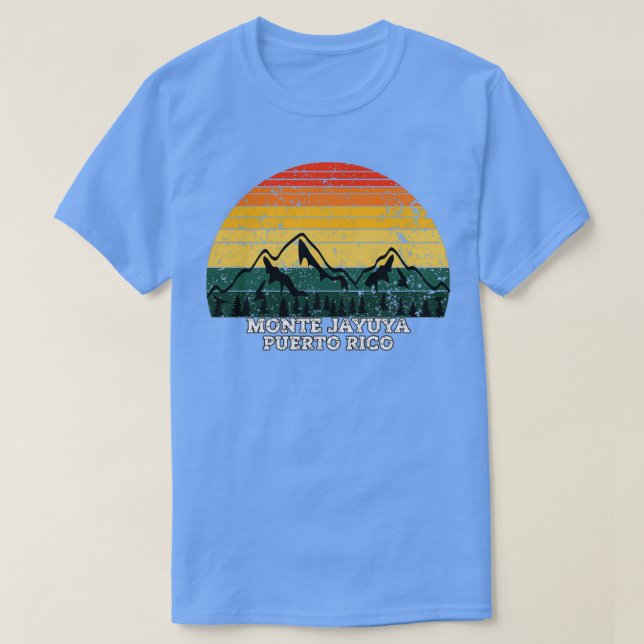 T-shirt Monte Jayuya Porto Rico (Design devant)