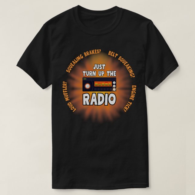 T-shirt Monte Juste La Radio (Design devant)