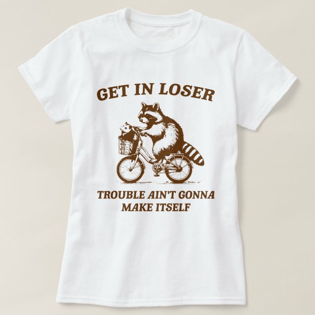 T-shirt monte, loser (Design devant)