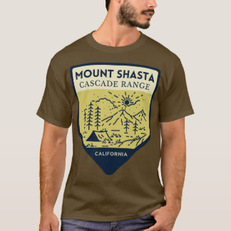 T-shirt Monte Shasta Californie Cascade Range