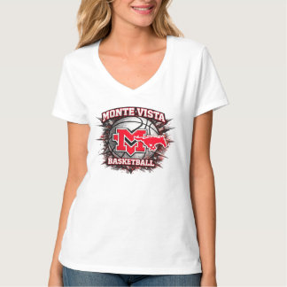 T-shirt Monte Vista Basketball Femme Col V