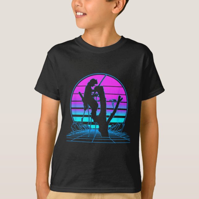 T-shirt Montée d'Arbre Pastel Gothique Vaporwave  (Devant)