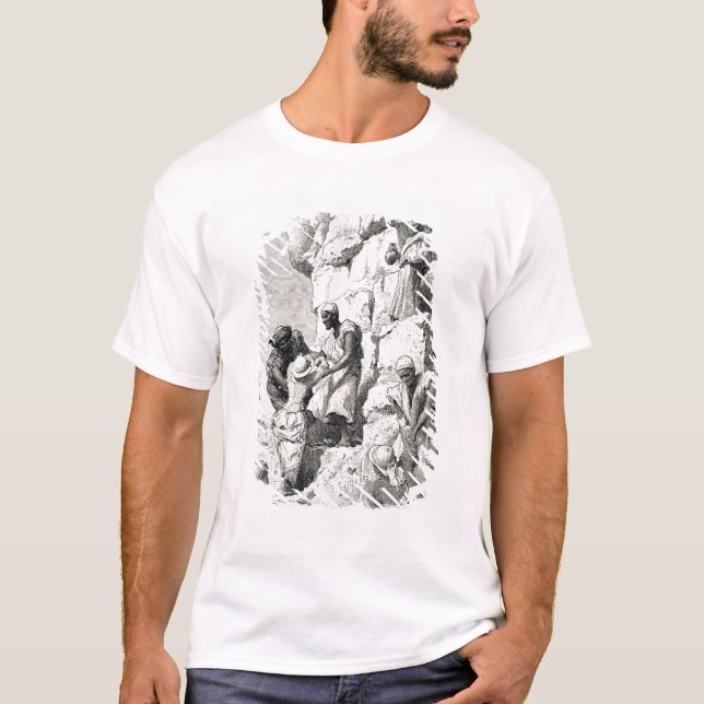 T-shirt Montée de la grande pyramide, 19ème siècle (Devant)
