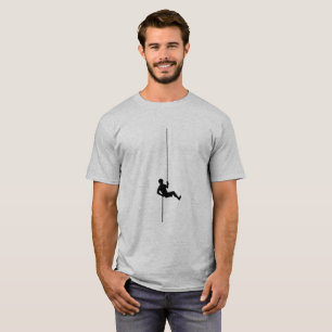 T-shirt Montée de montagne de corde de grimpeur de T-shir