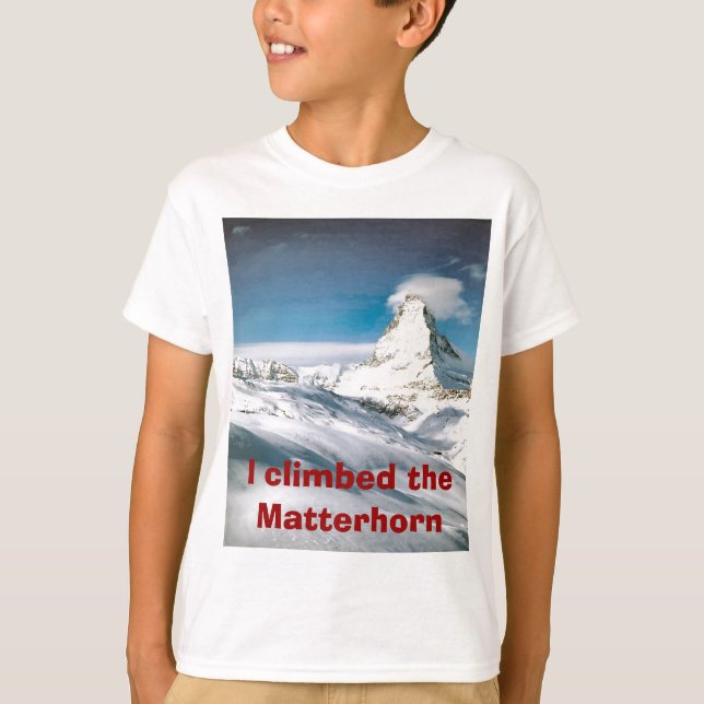 T-shirt Montée du Matterhorn (Devant)