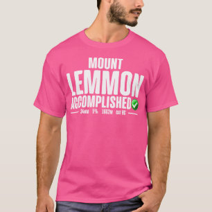 T-shirt Montée Lemmon Accompli Cyclisme Grimpe Arizona Us