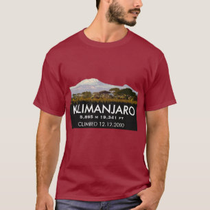 T-shirt Montée personnalisée du Kilimandjaro Montée com