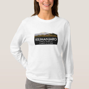 T-shirt Montée personnalisée du mont Kilimandjaro