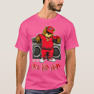 T-shirt Montée Sur L'Anniversaire Hip hop Des Années 90 Te