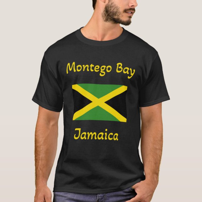 T-shirt Montego Bay Jamaica u2013 Jamaican Flag (Devant)