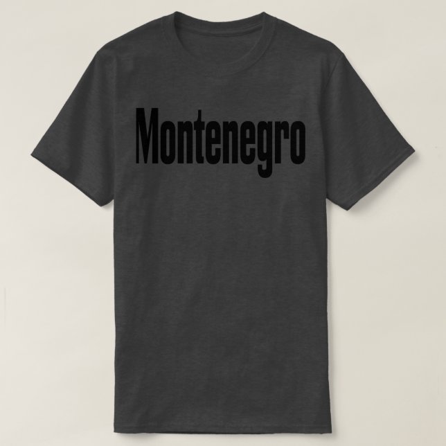 T-shirt Monténégro (Design devant)