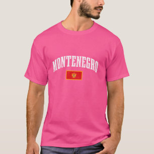T-shirt Monténégro Fière du drapeau monténégrin Patrimoine