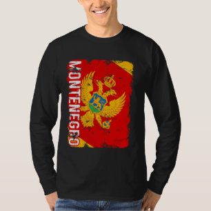 T-shirt Monténégro Fière du drapeau monténégrin Patrimoine