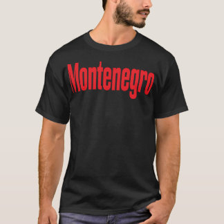 T-shirt Monténégro Monténégro Monténégro Monténégro Montén