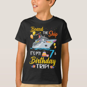 T-shirt Monter à Bord du Navire C'est Mon 7ème Voyage d'An