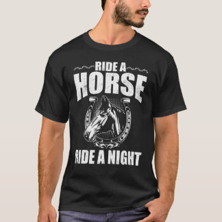 T-shirt Monter à cheval la nuit