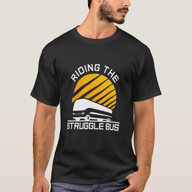 T-shirt Monter Dans Le Bus De Lutte (Devant)