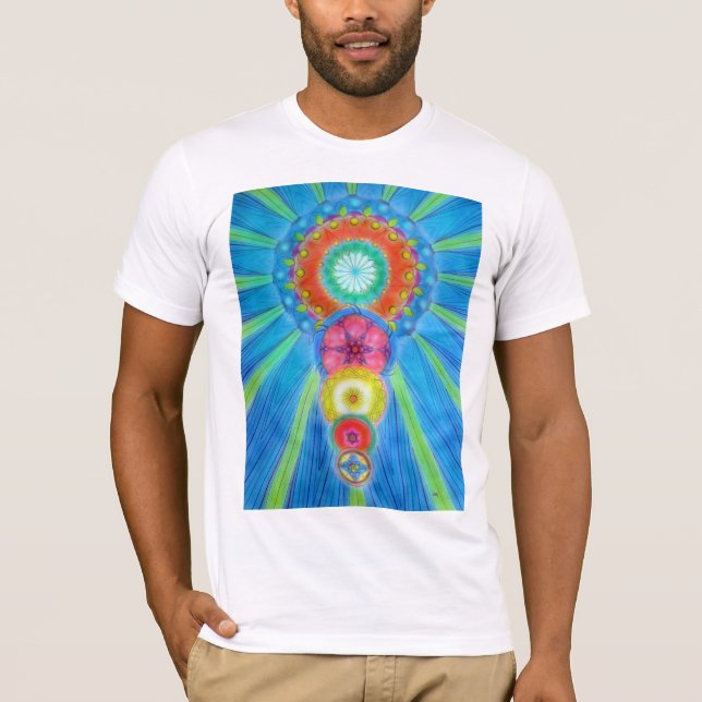 T-shirt Monter de Chakras (Devant)