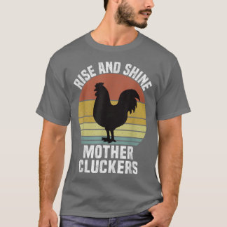 T-shirt Monter et briller Mère Cluckers Vintage poulet Far