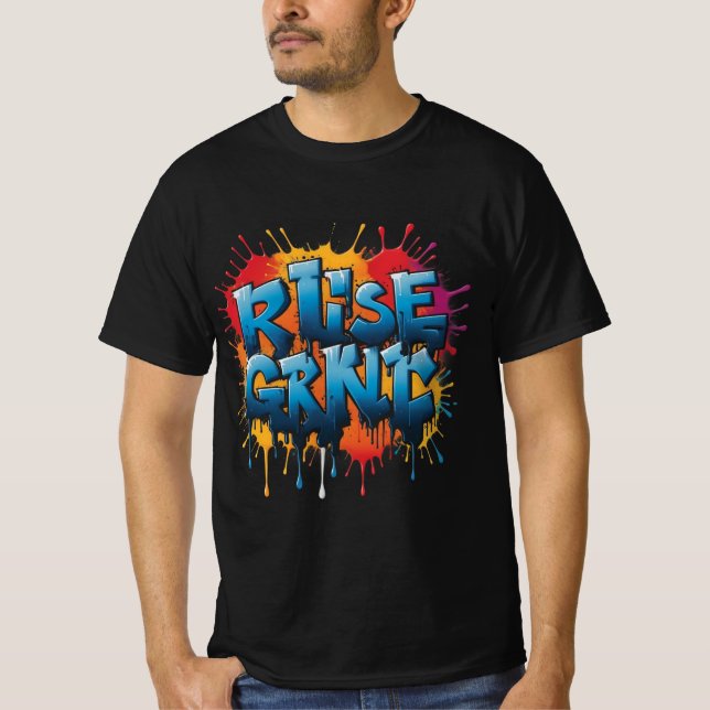 T-shirt Monter et grandir (Devant)